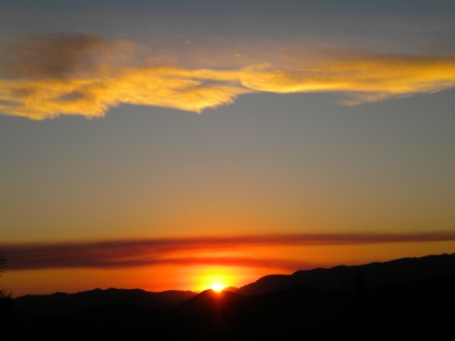 Sunset In Yosemite